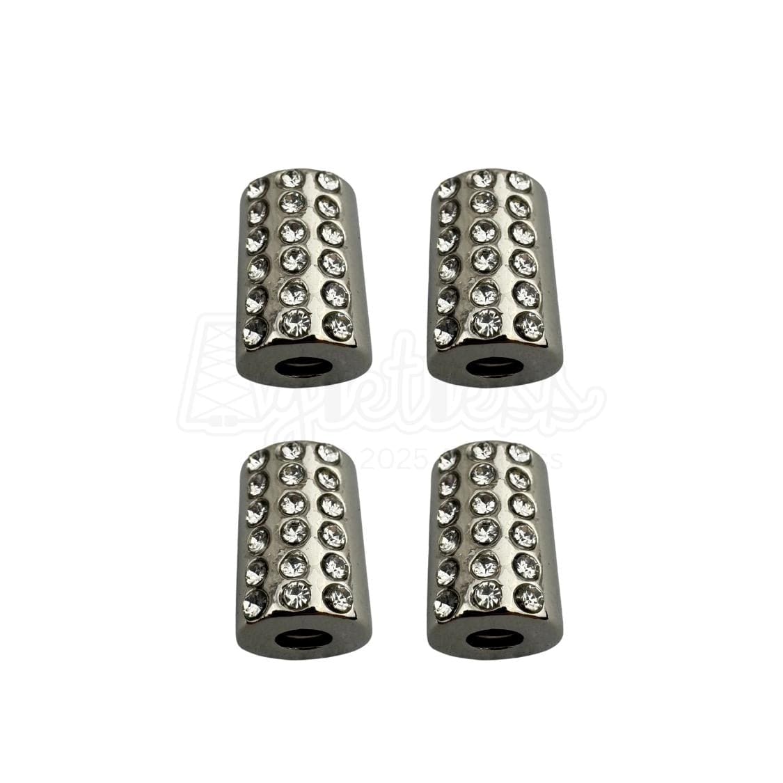 Elastische veters bling steentjes sluiting geschikt voor elastische veters van 3 tot 9 mm breed