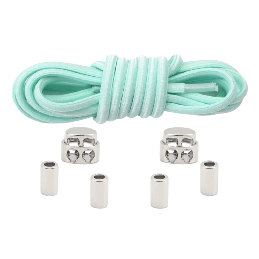 Luxe Elastische Veters Lichtgroen - 1 Paar