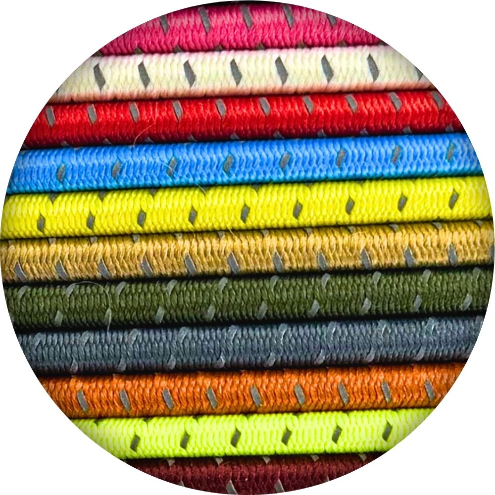 Elastische veters reflecterend 3mm