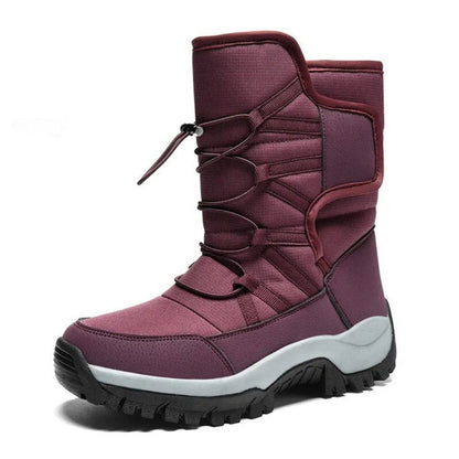 Dames Winterboots met Elastische Verstelbare Sluiting