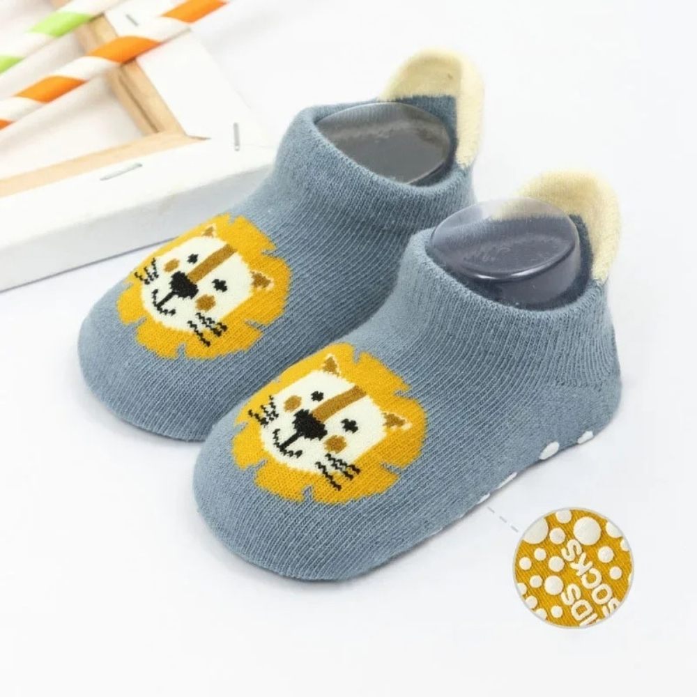 Babysokjes met print en antislip