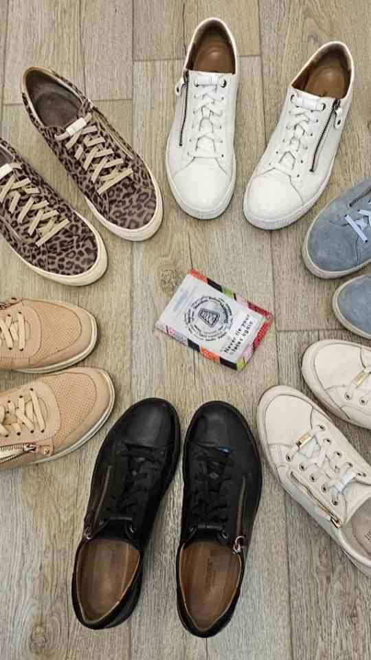 Elastische veters ervaring meerdere schoenen in een kring