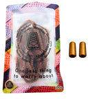 Elastische veters zonder strikken fluffy 7mm capsule sluiting bruin in luxe verpakking