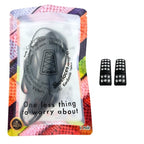 Elastische veters zonder strikken glitter 6mm bling magnetische sluiting zwart in luxe verpakking