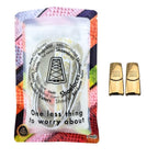 Elastische veters zonder strikken paisley 9mm magnetische sluiting wit goud in luxe verpakking