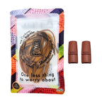 Elastische veters zonder strikken plat 8mm magnetische sluiting bruin in luxe verpakking