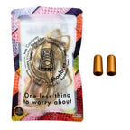 Elastische veters zonder strikken reflecterend 7mm capsule sluiting khaki in luxe verpakking