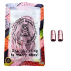 Elastische veters zonder strikken reflecterend 7mm capsule sluiting roze in luxe verpakking