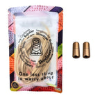 Elastische veters zonder strikken rond 5mm capsule sluiting khaki in luxe verpakking