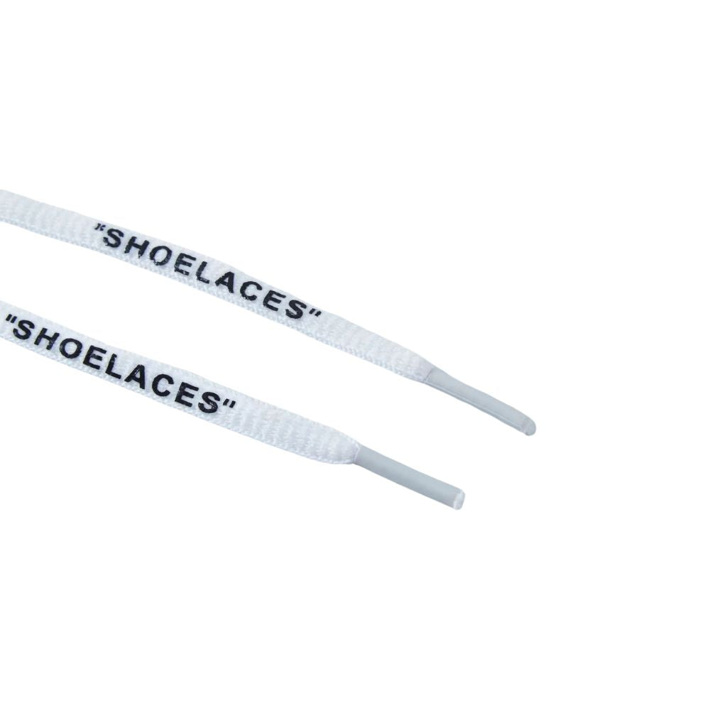 Ronde Off-White Shoelaces wit close up