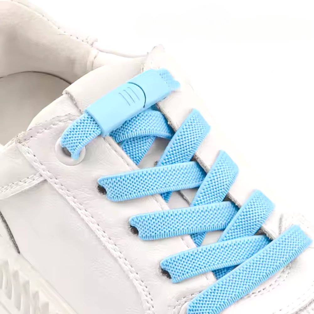 wide-elastic-no-tie-shoelaces-sky-blue-white-shoe-magnetic-lock-side-angle